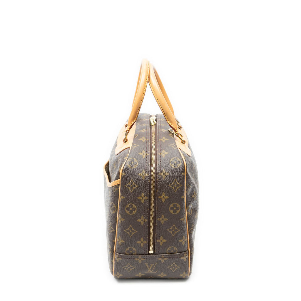 Louis Vuitton Deauville Brown Monogram Canvas Handbag — view 3