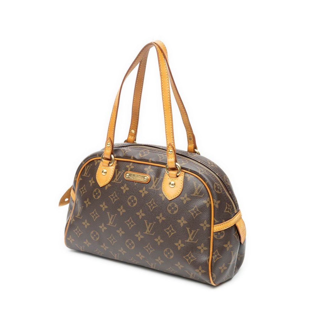 Louis Vuitton Montorgueil Brown Monogram Canvas Shoulder Bag — view 2