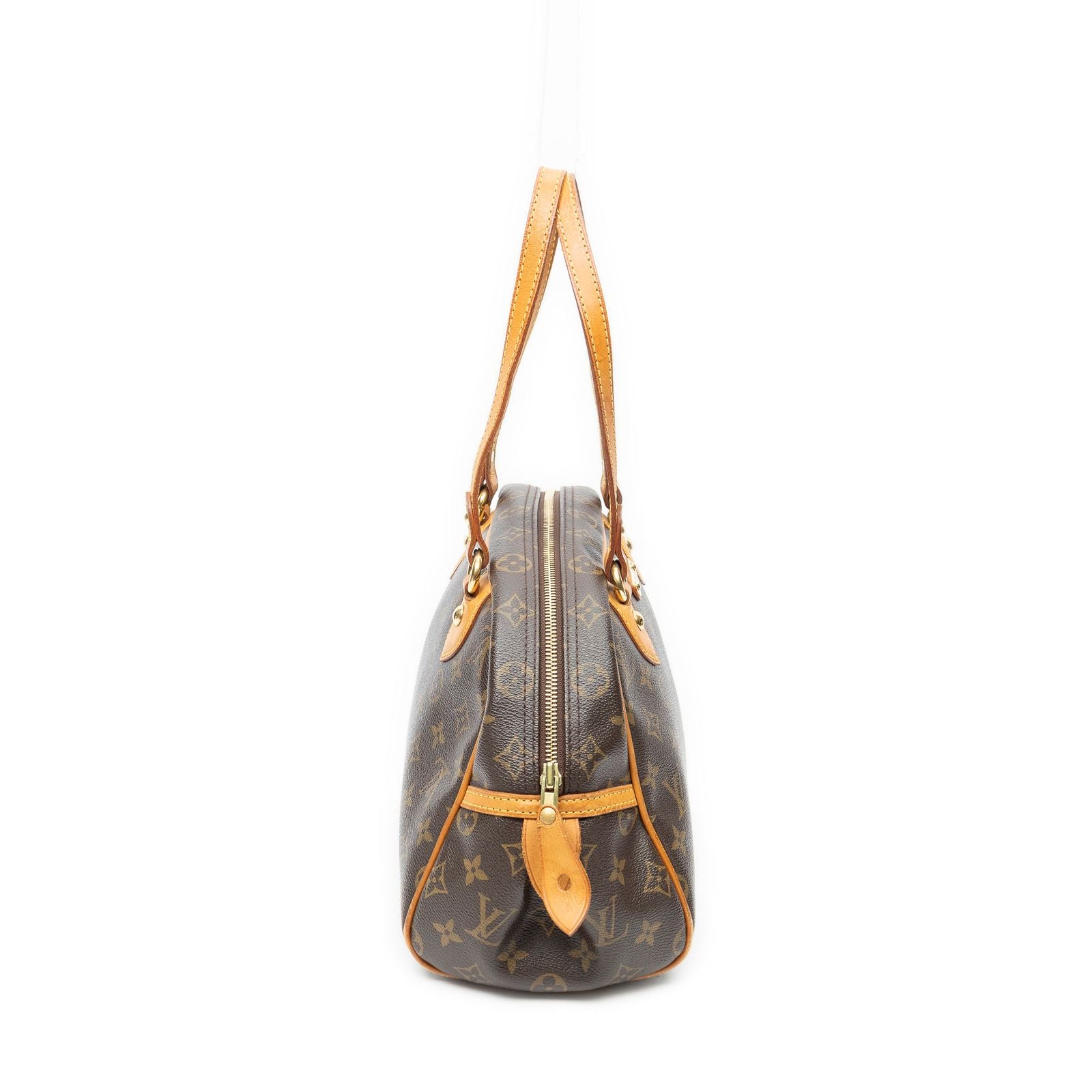 Louis Vuitton Montorgueil Brown Monogram Canvas Shoulder Bag — view 4