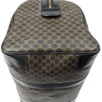 Celine Boston Black Brown Macadam Canvas Handbag — view 7