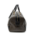 Celine Boston Black Brown Macadam Canvas Handbag — view 3