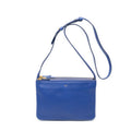 Celine Small Trio Crossbody Navy Calfskin Leather