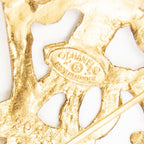 Chanel CC Brooch Gold Plated — view 3