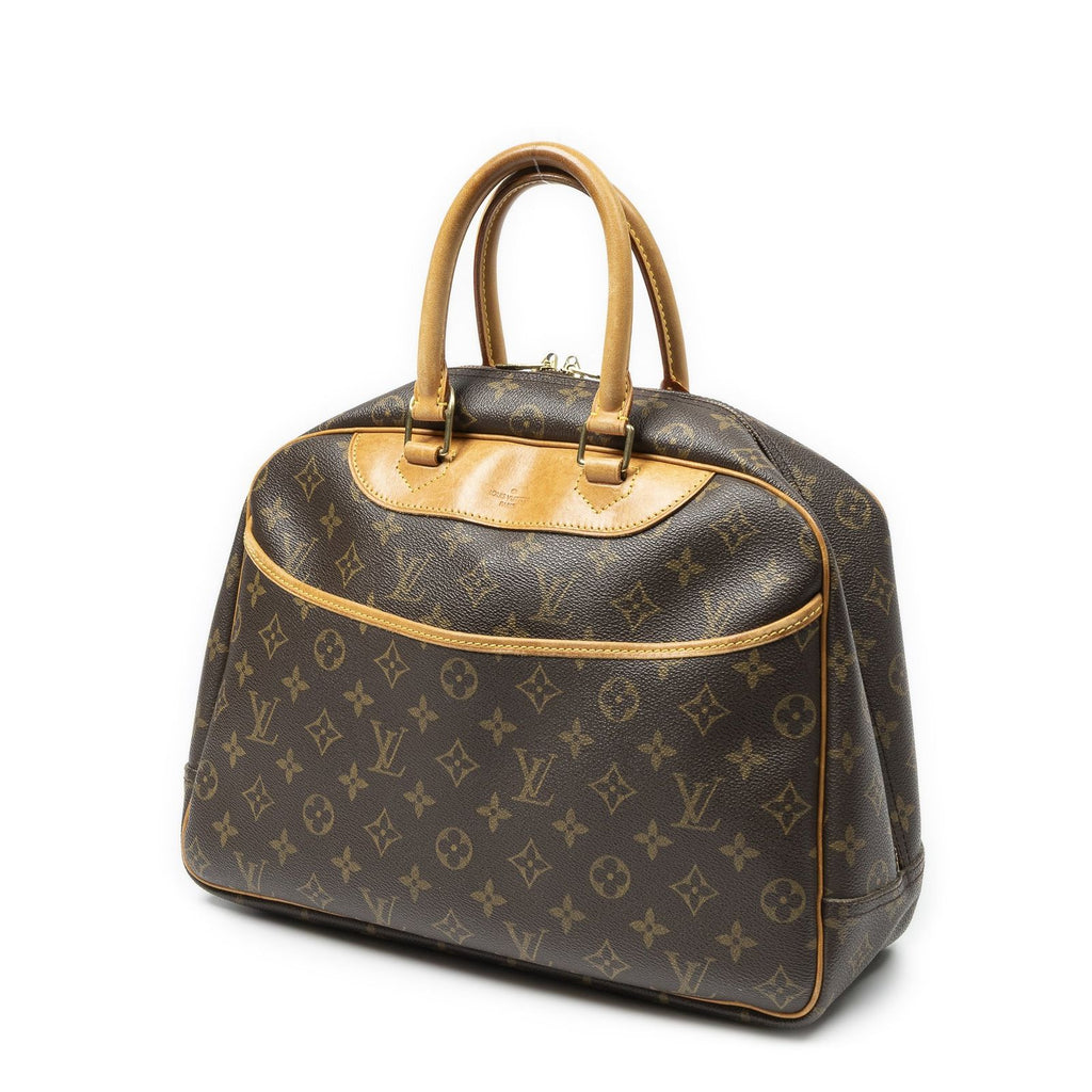 Louis Vuitton Deauville Brown Monogram Canvas Handbag — view 2