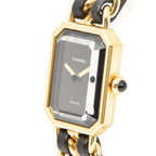 Chanel Premiere Black Gold Plated Shoulder Bag — view 2