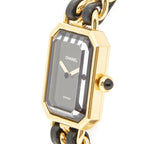 Chanel Premiere Black Gold Plated Shoulder Bag — view 2