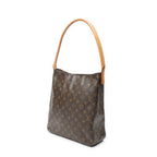 Louis Vuitton Looping Brown Monogram Canvas Shoulder Bag — view 2
