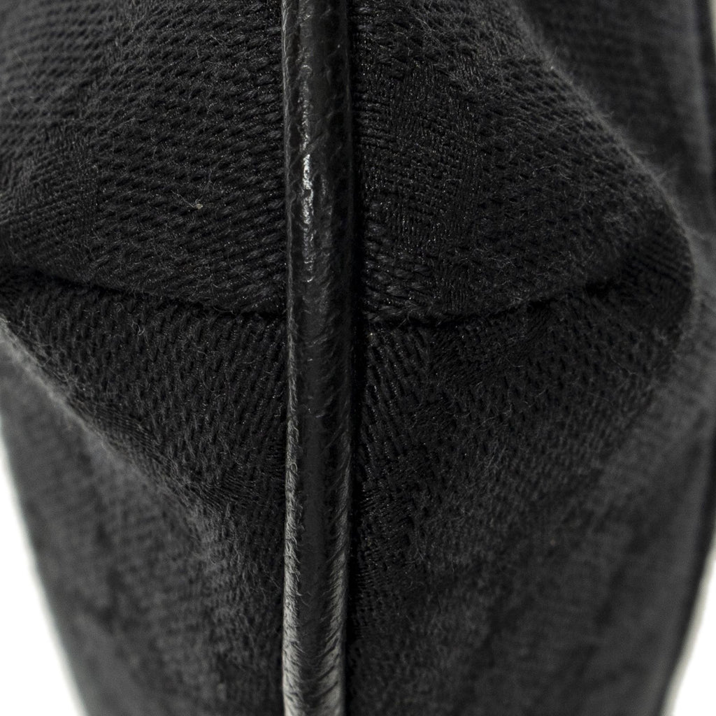Gucci Front Slip Pocket Crossbody Black GG Canvas — view 7