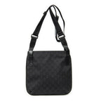 Gucci Front Slip Pocket Crossbody Black GG Canvas — view 5