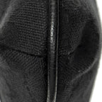 Gucci Front Slip Pocket Crossbody Black GG Canvas — view 8
