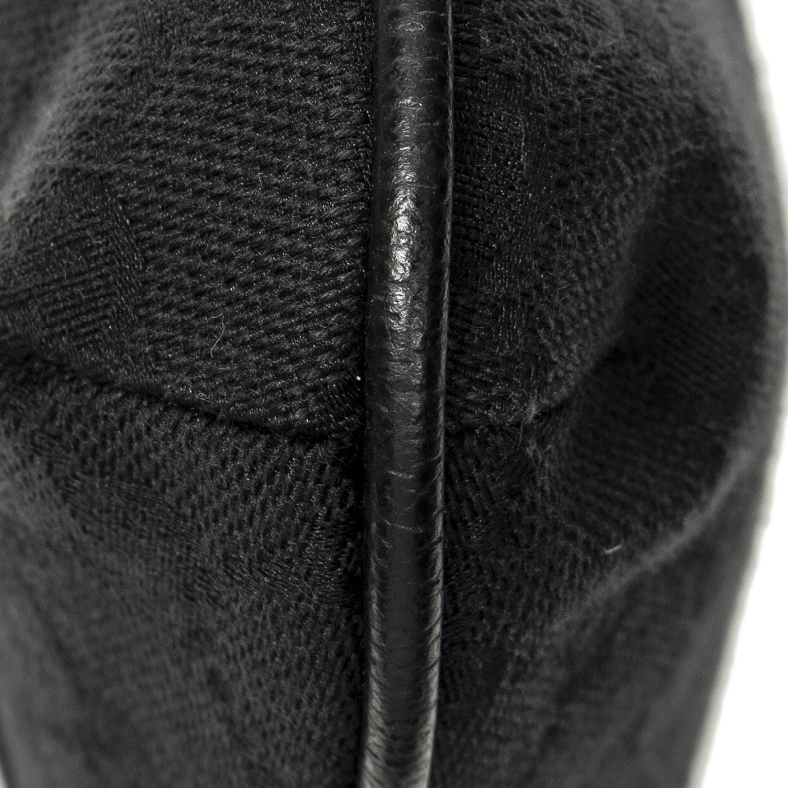 Gucci Front Slip Pocket Crossbody Black GG Canvas — view 8