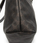 Gucci Open Tote Bag Dark Brown Supreme Canvas — view 7