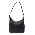 Gucci Zip Hobo Black GG Canvas
