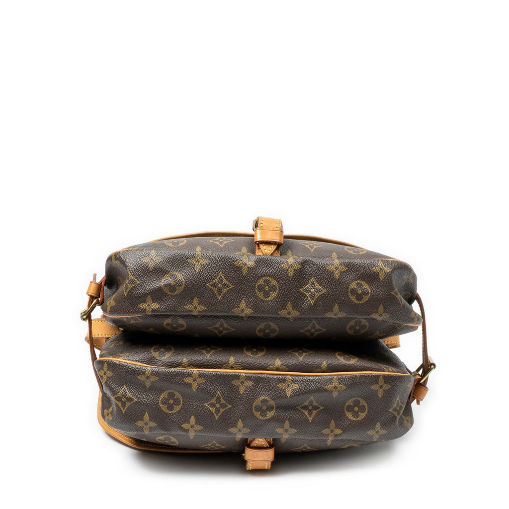 Louis Vuitton Saumur Brown Monogram Canvas Crossbody — view 6