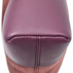 Loeweamazona Hobo Raspberry Pink Suede Leather — view 8