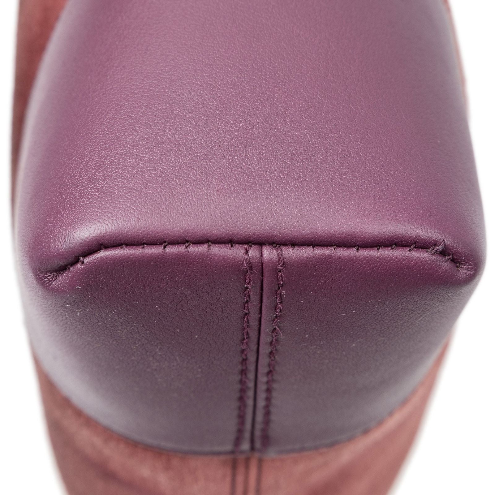 Loeweamazona Hobo Raspberry Pink Suede Leather — view 8