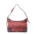 Loeweamazona Hobo Raspberry Pink Suede Leather