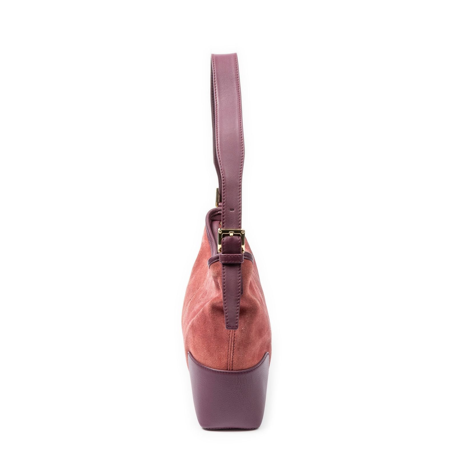 Loeweamazona Hobo Raspberry Pink Suede Leather — view 3