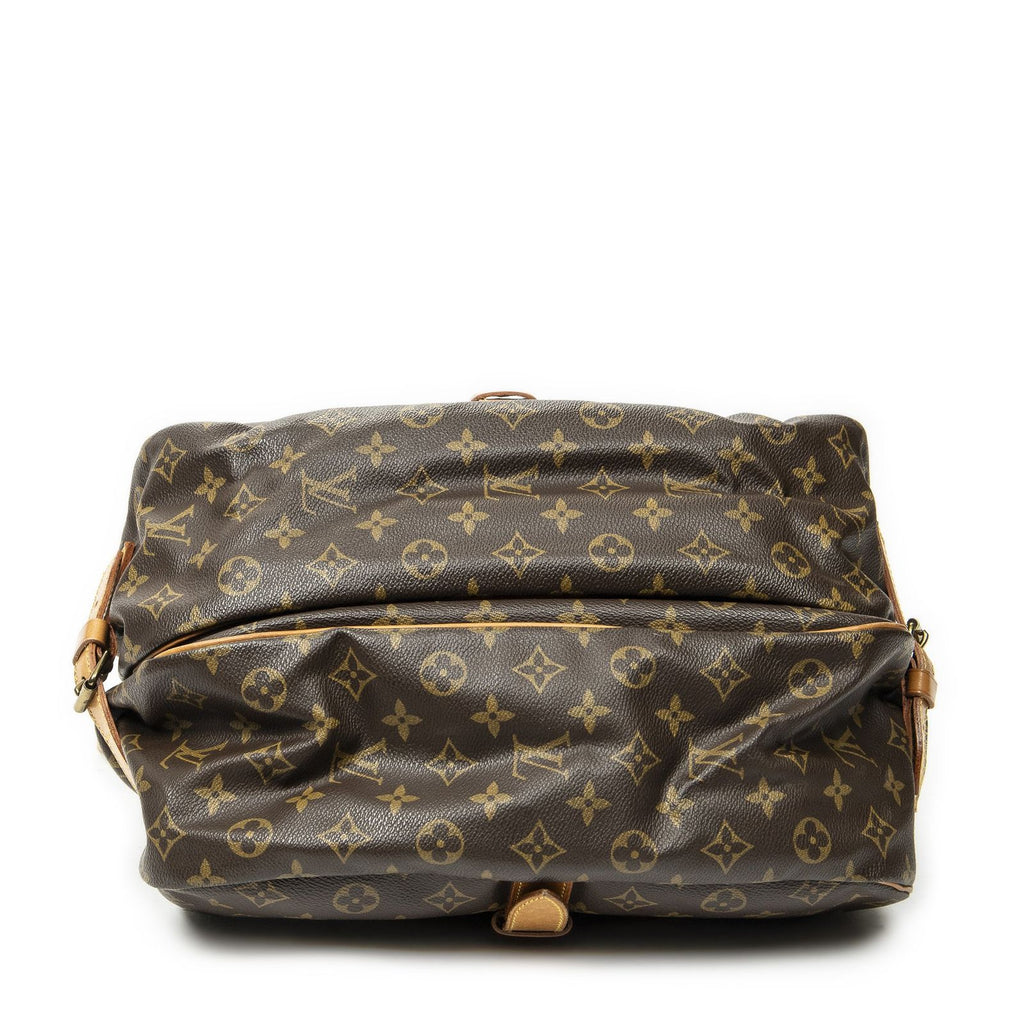 Louis Vuitton Saumur Brown Monogram Canvas Crossbody — view 6