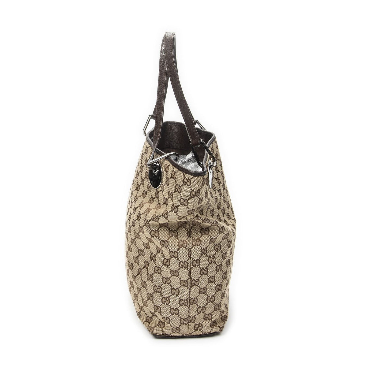 Gucci Eclipse Thor Tote Bag Beige Brown GG Canvas — view 4