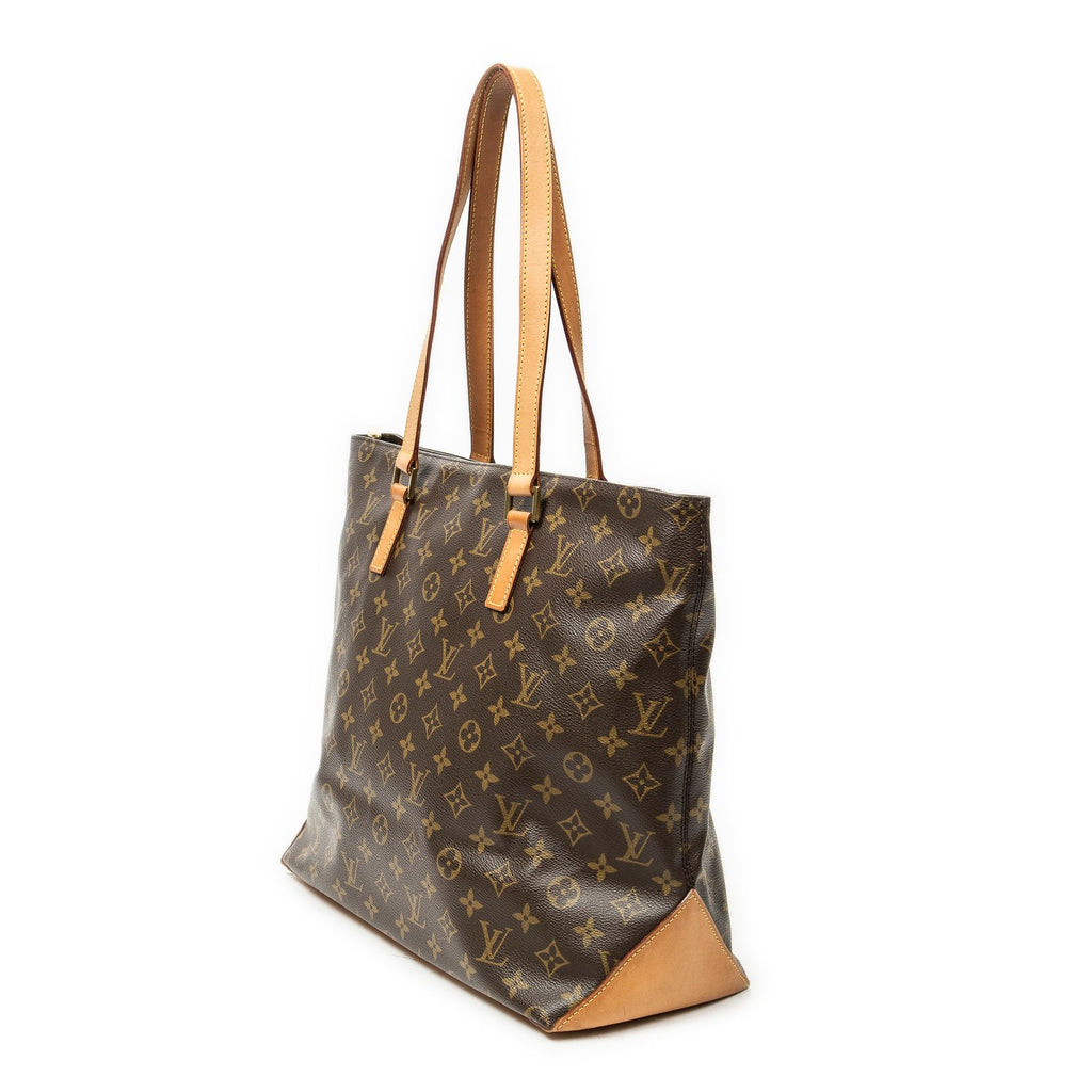 Louis Vuitton Cabas Mezzo Brown Monogram Canvas Tote Bag — view 2