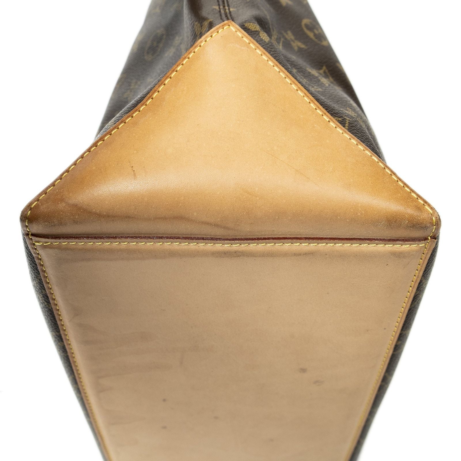 Louis Vuitton Cabas Mezzo Brown Monogram Canvas Tote Bag — view 7