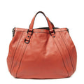 Gucci Convertible Tote Bag Red Grain Calfskin Leather
