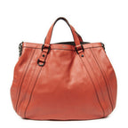 Gucci Convertible Tote Bag Red Grain Calfskin Leather