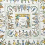 Hermes Scarf Light Green Yellow White Silk — view 3
