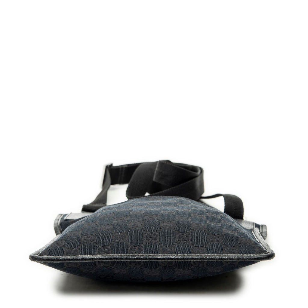Gucci Small Messenger Black GG Canvas — view 6