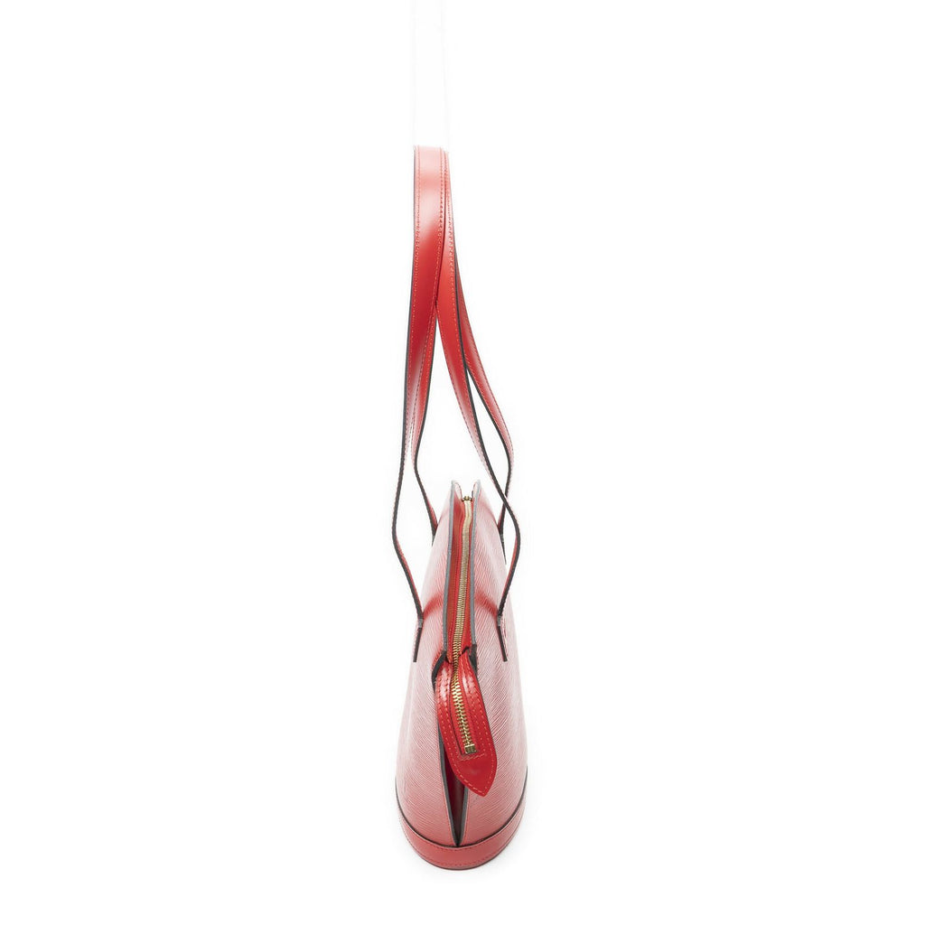 Louis Vuitton Saint Jacques Long Strap Red Epi Shoulder Bag — view 3