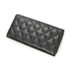 Chanel Cambon Ligne Continental Wallet Black Quilted Lambskin Leather — view 2