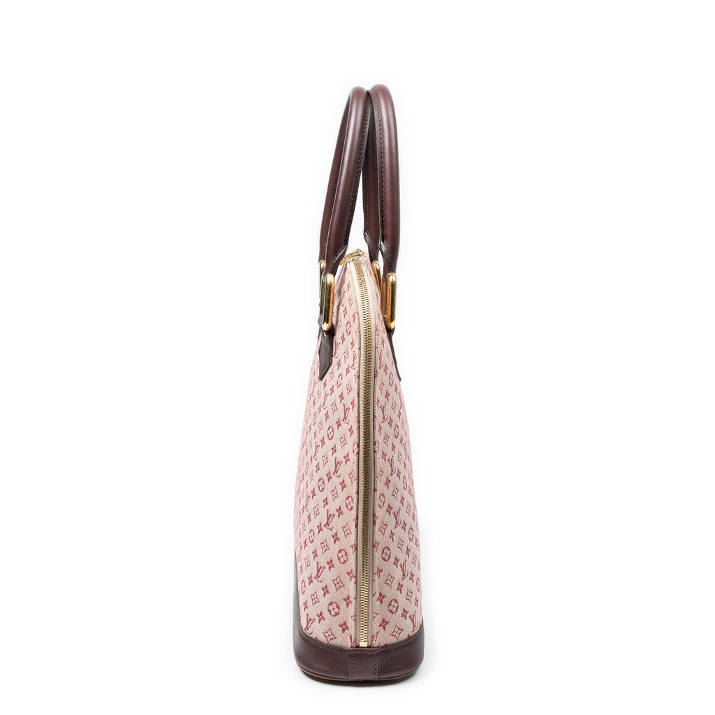 Louis Vuitton Alma Sepia Monogram Minilin Handbag — view 3