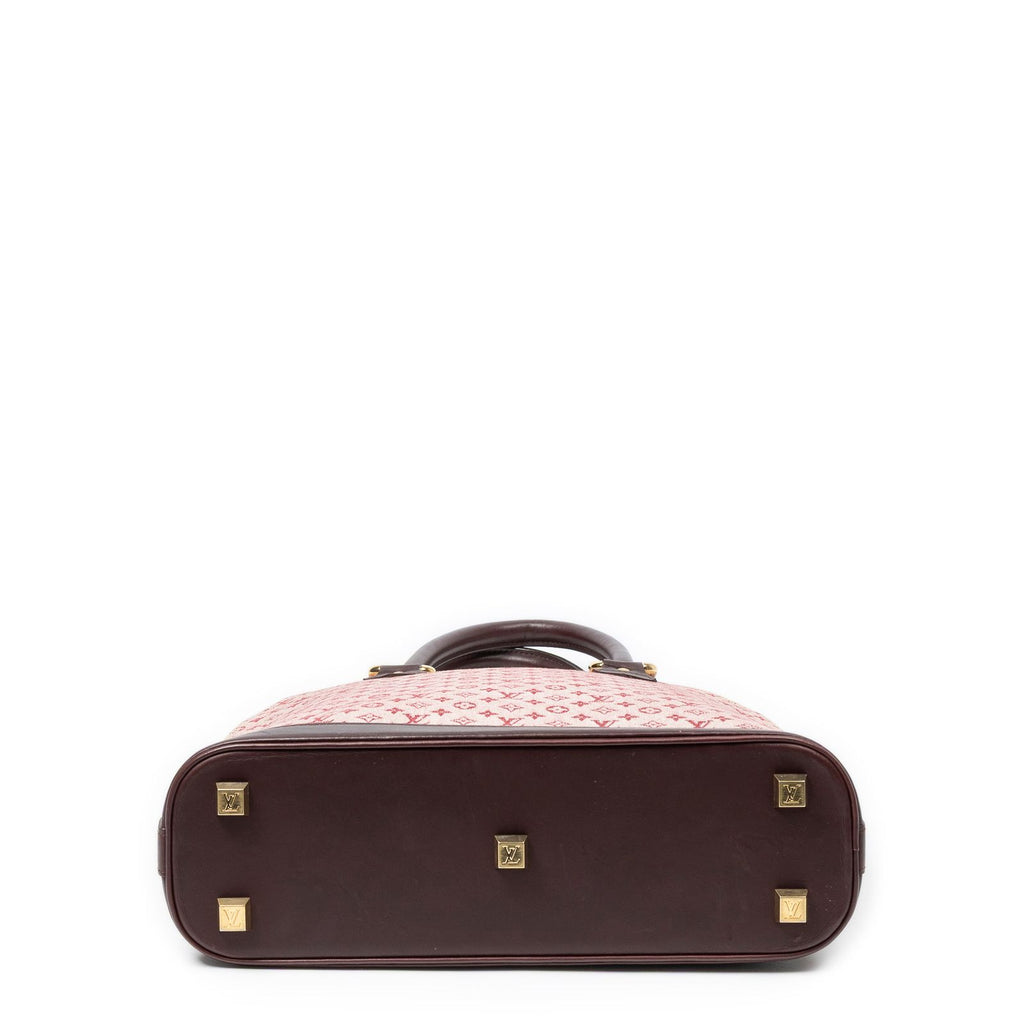 Louis Vuitton Alma Sepia Monogram Minilin Handbag — view 6