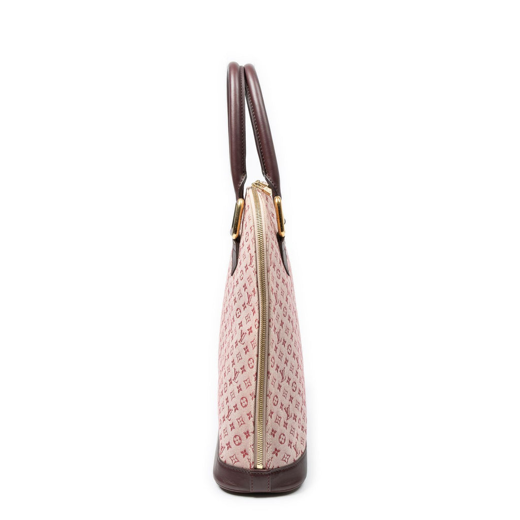 Louis Vuitton Alma Sepia Monogram Minilin Handbag — view 4
