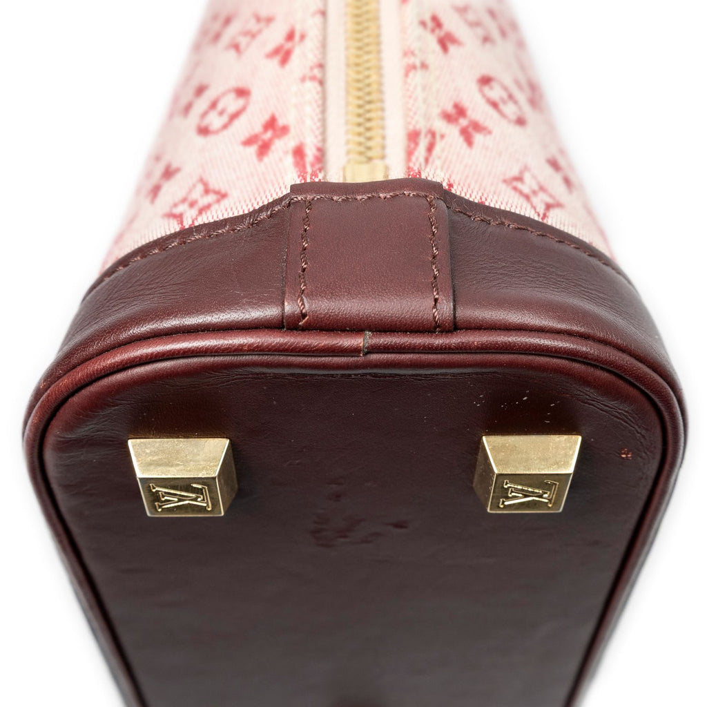 Louis Vuitton Alma Sepia Monogram Minilin Handbag — view 7