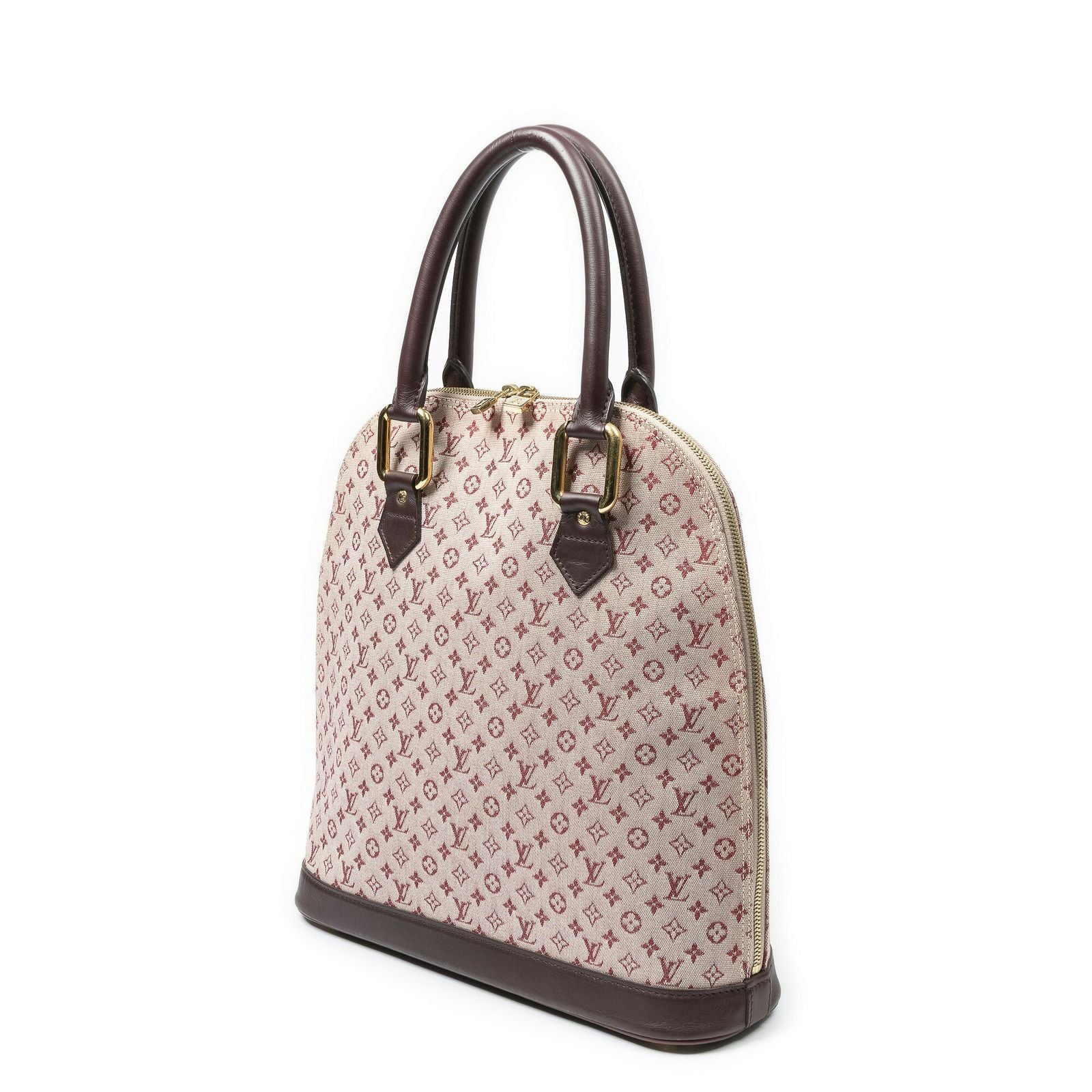 Louis Vuitton Alma Sepia Monogram Minilin Handbag — view 2