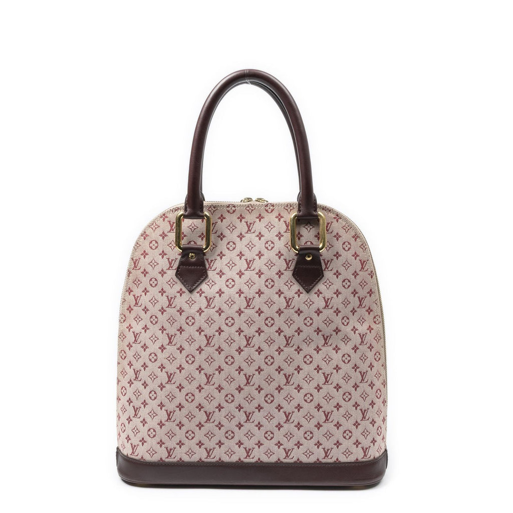Louis Vuitton Alma Sepia Monogram Minilin Handbag — view 5