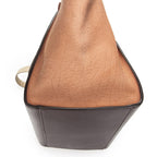 Celine Small Tricolor Trapeze Burgundy Beige Pink Spikes Calfskin Leather — view 8