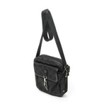 Gucci Zip Messenger Crossbody Black GG Canvas — view 2