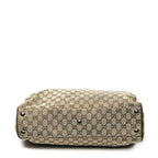 Gucci Pocket Shopping Tote Bag Beige Brown GG Canvas — view 6