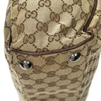 Gucci Pocket Shopping Tote Bag Beige Brown GG Canvas — view 7