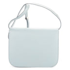Celine Medium Classic Box Light Blue Smooth Calfskin Shoulder Bag — view 5