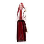 Celine Medium Classic Box Red Smooth Calfskin — view 4