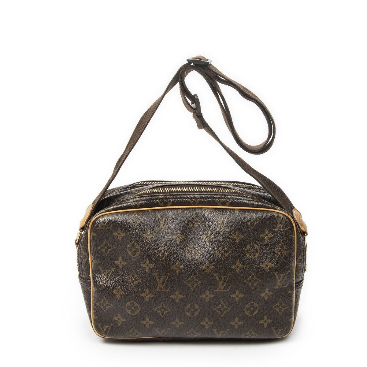 Louis Vuitton Reporterbrown Monogram Canvas Shoulder Bag — view 5