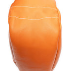 Prada Zip Hobo Orange Calfskin Leather — view 7