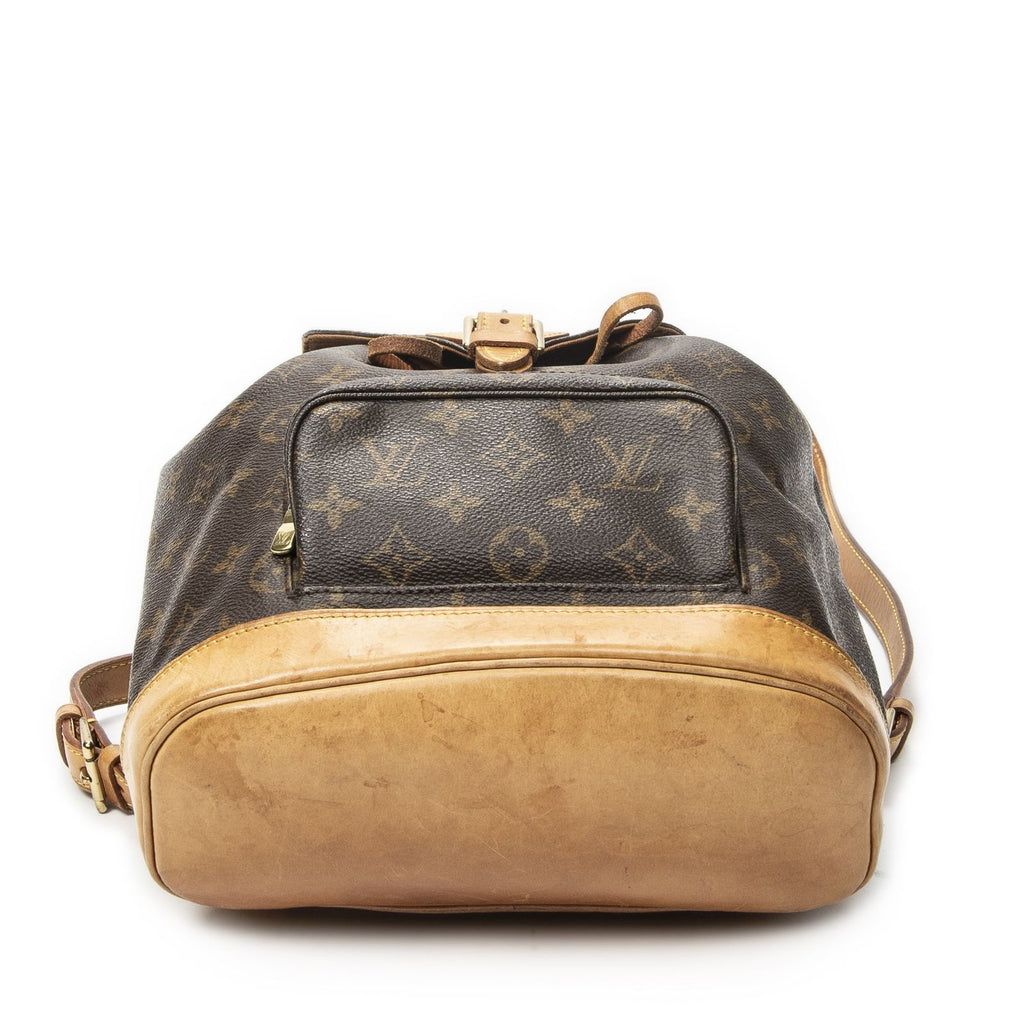 Louis Vuitton Montsouris Brown Monogram Canvas Backpack — view 6