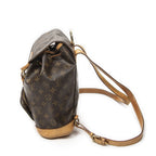Louis Vuitton Montsouris Brown Monogram Canvas Backpack — view 3