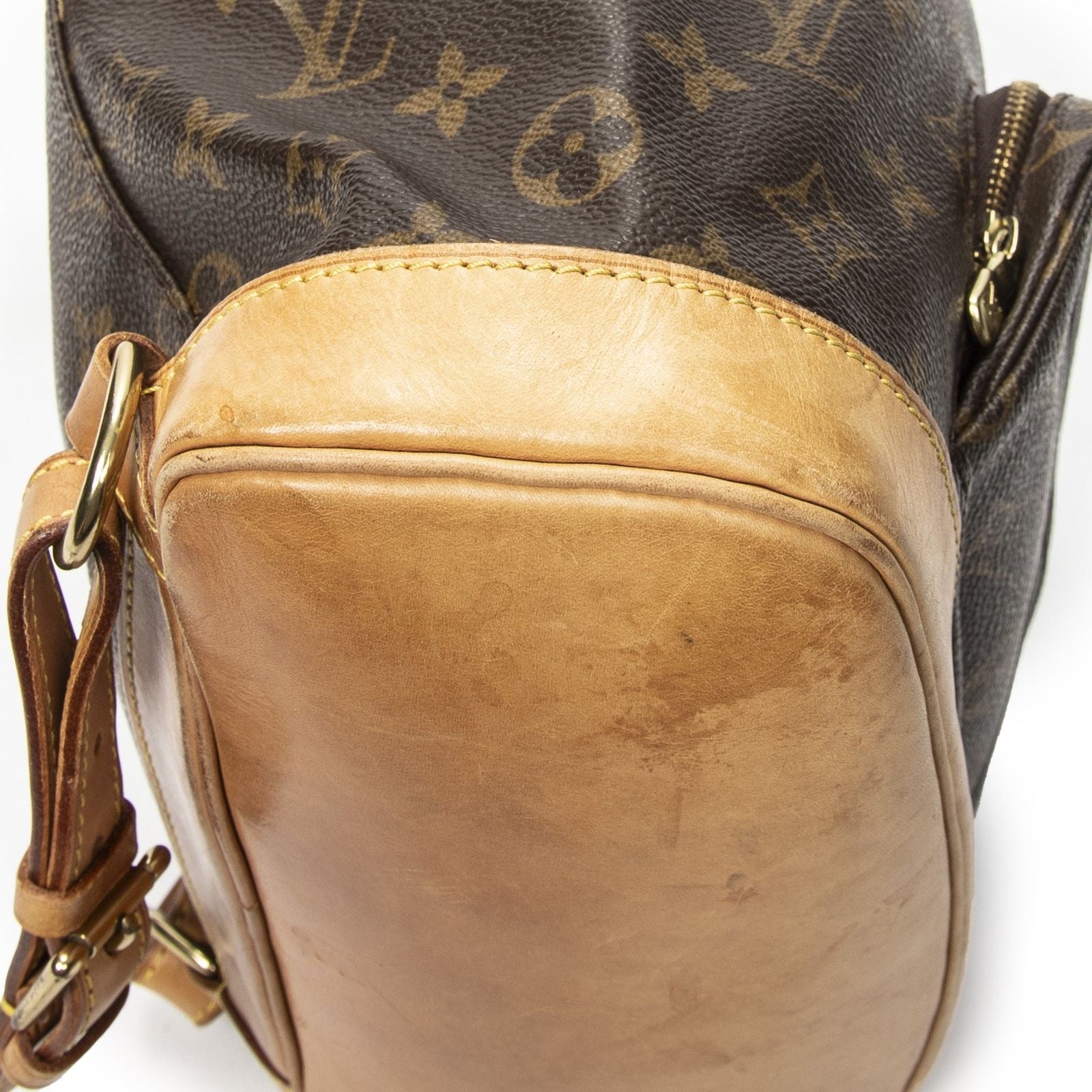 Louis Vuitton Montsouris Brown Monogram Canvas Backpack — view 7