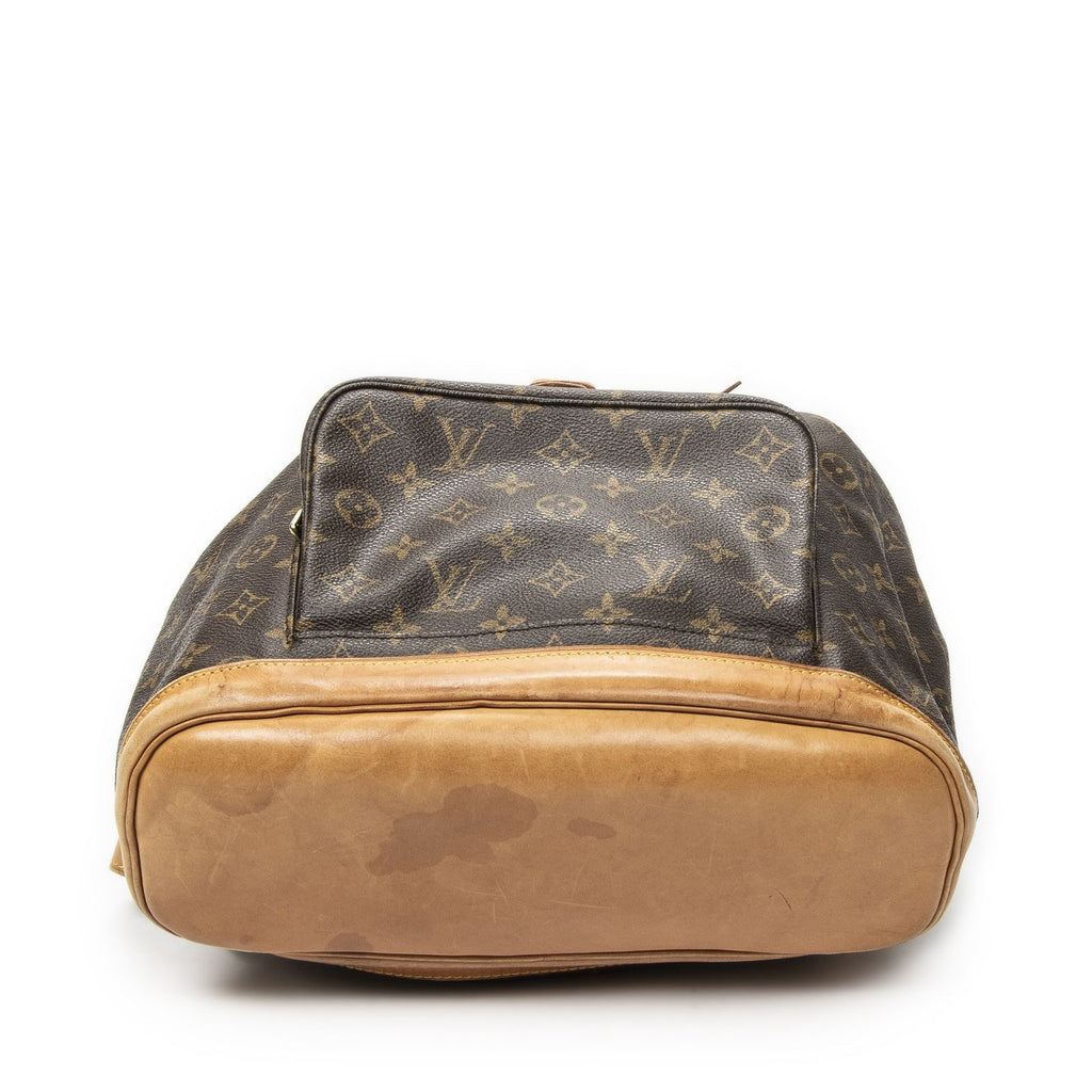 Louis Vuitton Montsouris Brown Monogram Canvas Backpack — view 6